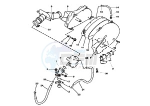 YP MAJESTY DX 250 drawing INTAKE