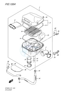 SFV 650 ABS GLADIUS EU drawing AIR CLEANER