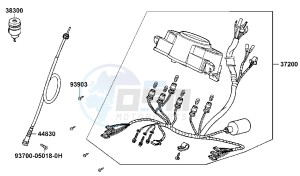 AGILITY 50 10 inch Netherlands drawing Speedometer