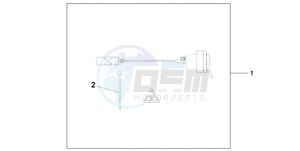 ST1300A9 UK - (E / ABS MKH MME) drawing 12V DC SOCKET