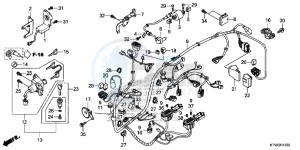 SH300E SH300E UK - (E) drawing WIRE HARNESS