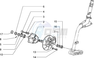 Sfera RST 125 drawing Disc brake