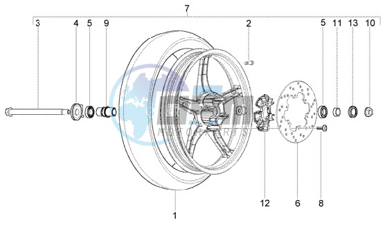 Front wheel