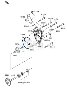 RM-Z250 (E19) drawing WATER PUMP