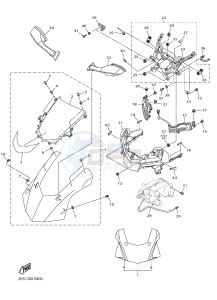 YZF-R1M 998 R4 (2KSE) drawing COWLING 1