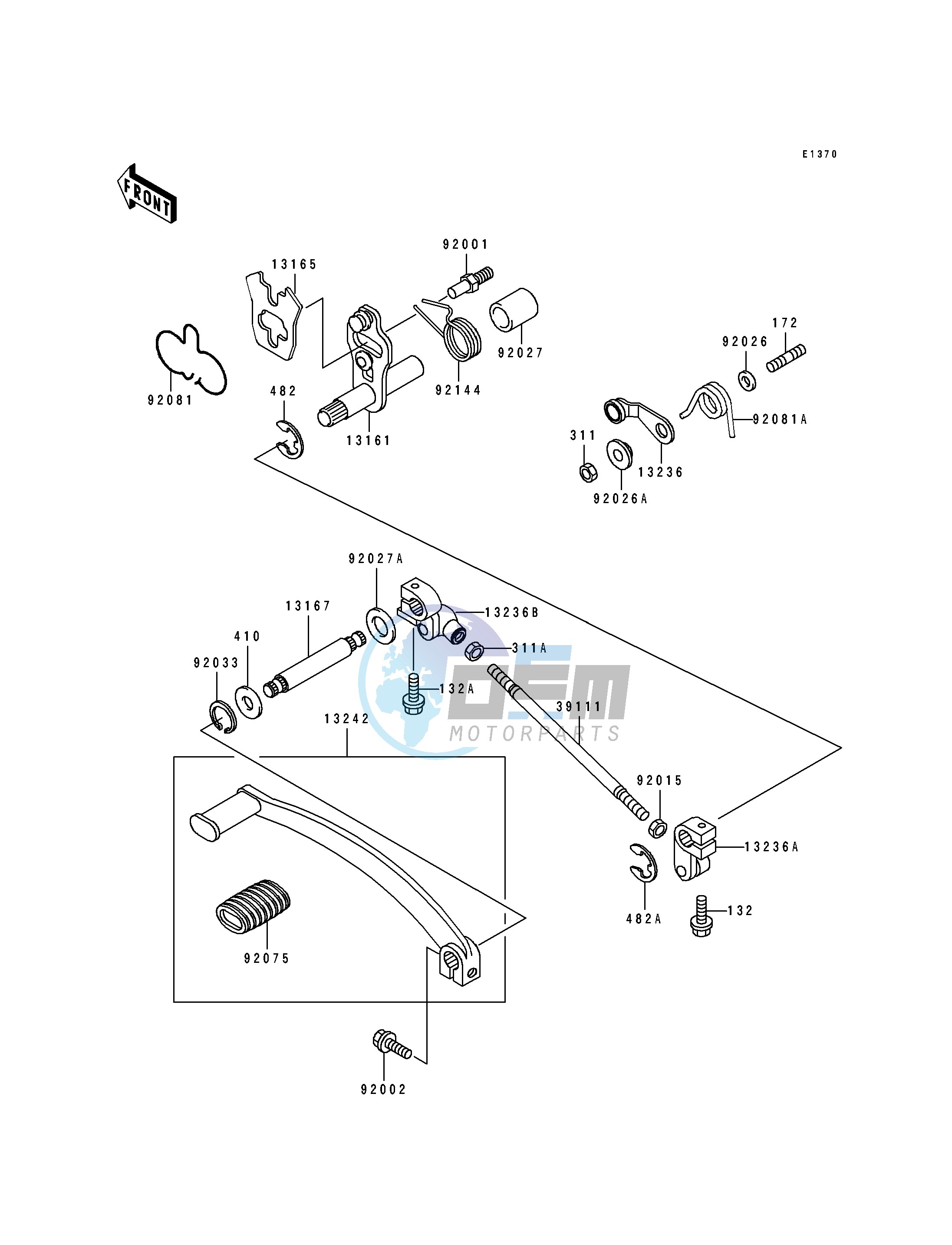 GEAR CHANGE MECHANISM