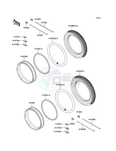 VN800 CLASSIC VN800-B10P GB XX (EU ME A(FRICA) drawing Tires