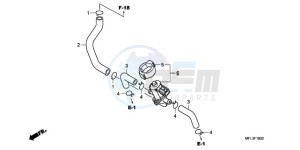 CBR1000RR9 BR / MME SPC - (BR / MME SPC) drawing AIR INJECTION CONTROL VALVE