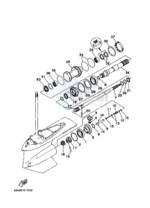 D150H drawing PROPELLER-HOUSING-AND-TRANSMISSION-2