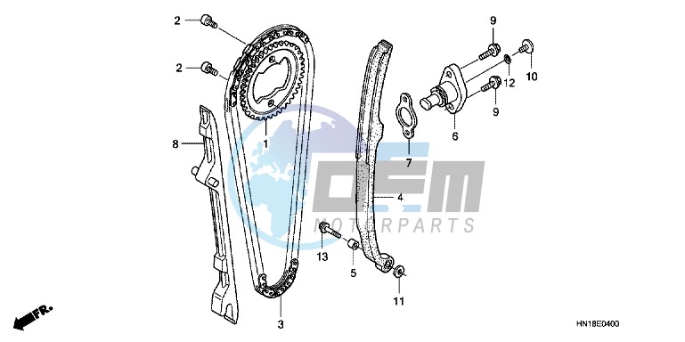 CAM CHAIN/TENSIONER