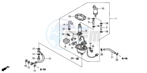 CBR900RR FIRE BLADE drawing FUEL PUMP (CBR900RRY,1/RE1)