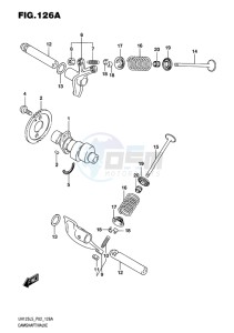 UH125 BURGMAN EU drawing CAMSHAFT-VALVE