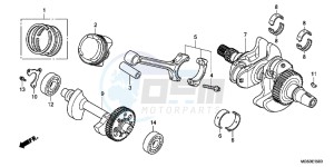 NC700XAD NC700X ABS Europe Direct - (ED) drawing CRANKSHAFT/PISTON