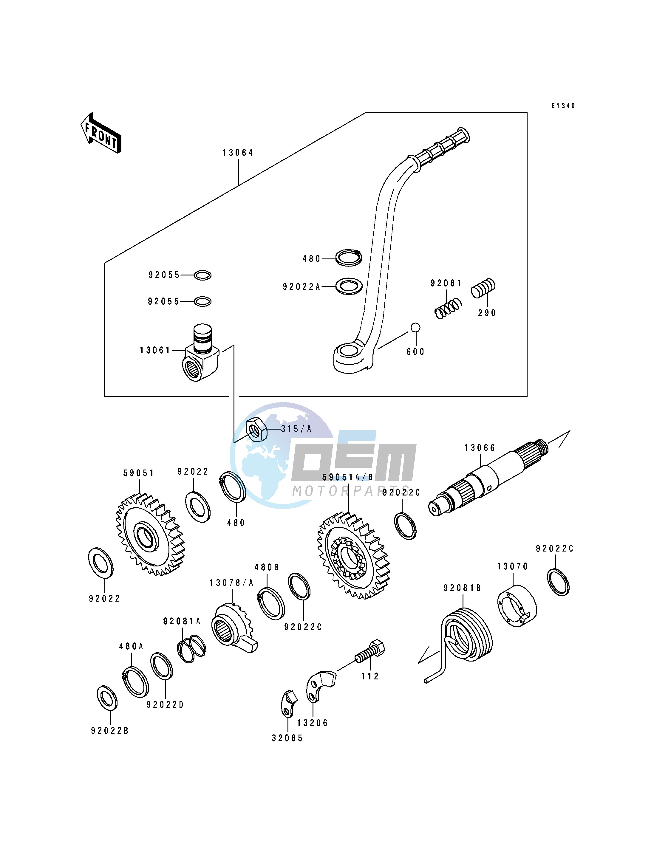 KICKSTARTER MECHANISM