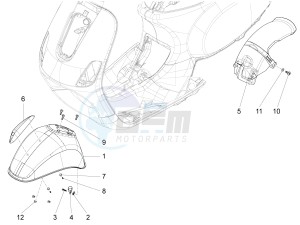 S 150 4T 3V ie Vietnam drawing Wheel housing - Mudguard