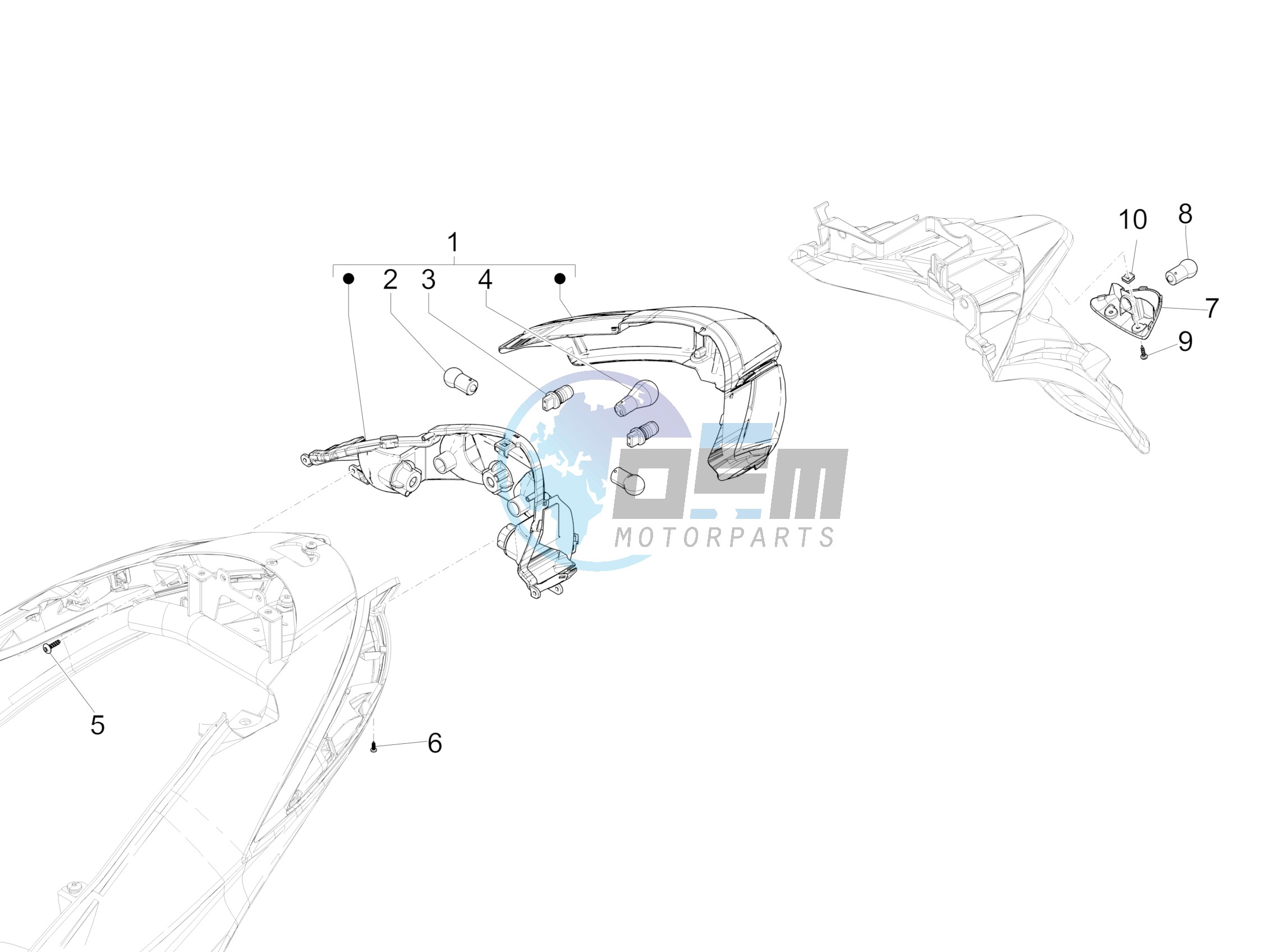 Rear headlamps - Turn signal lamps