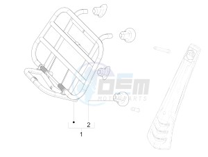 125 4T 3V ie Primavera (EMEA) (Ch, IT) drawing Front luggage rack