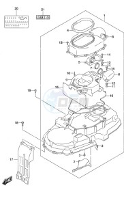 DF 300B drawing Ring Gear Cover