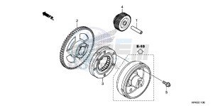 TRX420FED TRX420 Europe Direct - (ED) drawing STARTING GEAR