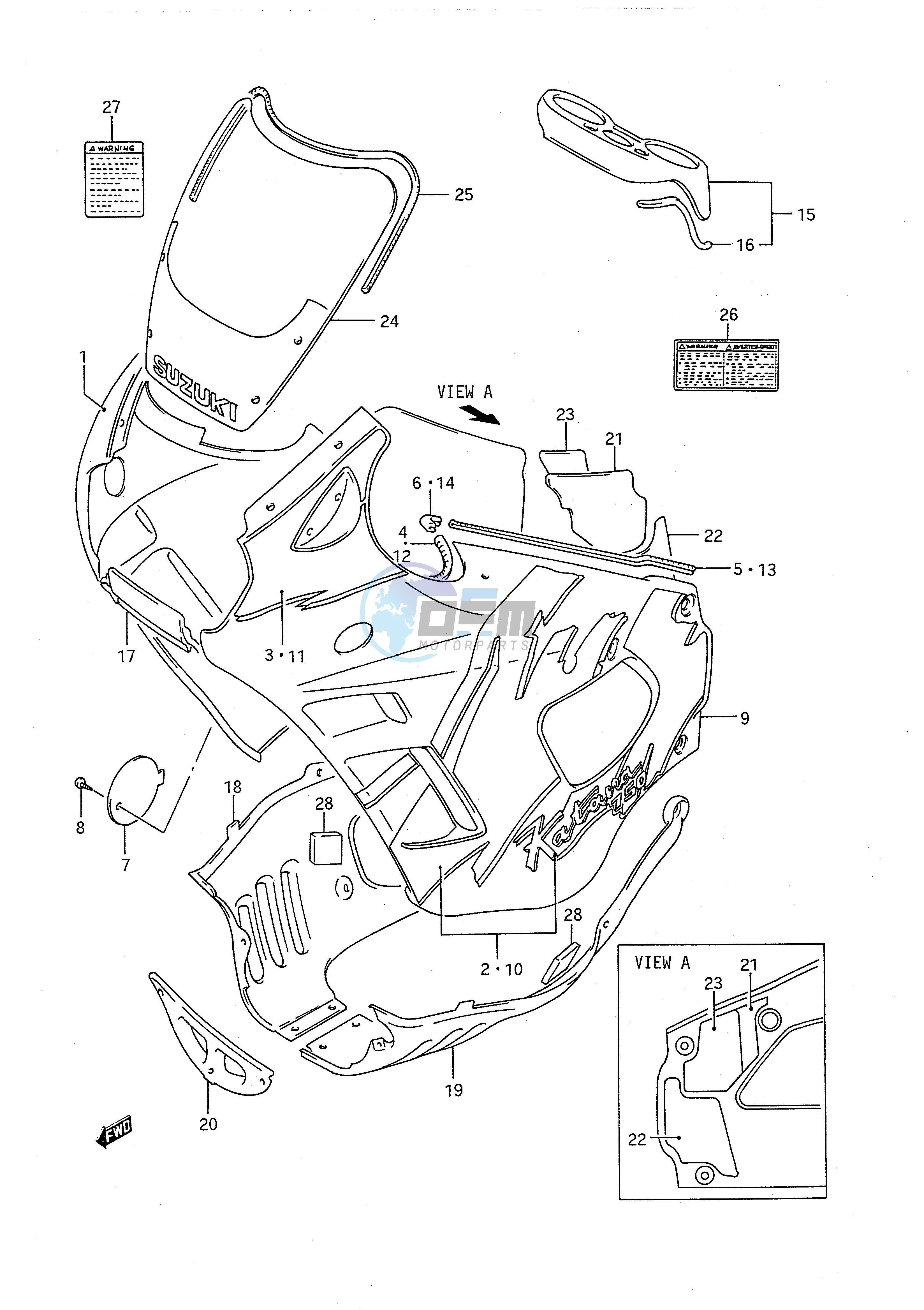 COWLING BODY (MODEL N)