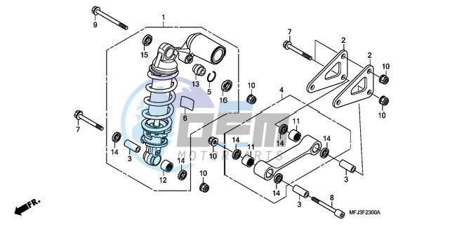 REAR CUSHION (CBR600RR)