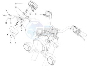 California 1400 Touring SE ABS 1380 USA CND drawing Instrumenten