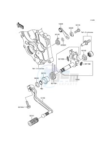 ER-6N ER650EFF XX (EU ME A(FRICA) drawing Gear Change Mechanism