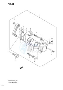 GZ125 Marauder drawing FRONT CALIPER