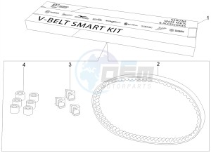 LIBERTY 125 IGET 4T 3V IE E4 ABS (EMEA) drawing Kit trasmissione