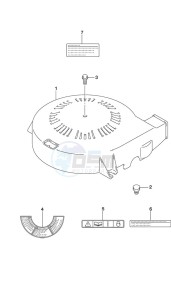 DF 140A drawing Ring Gear Cover