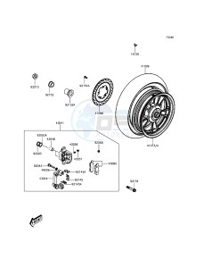 J125 SC125AGFA XX (EU ME A(FRICA) drawing Rear Hub