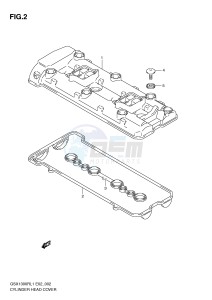 GSX1300R (E2) Hayabusa drawing CYLINDER HEAD COVER