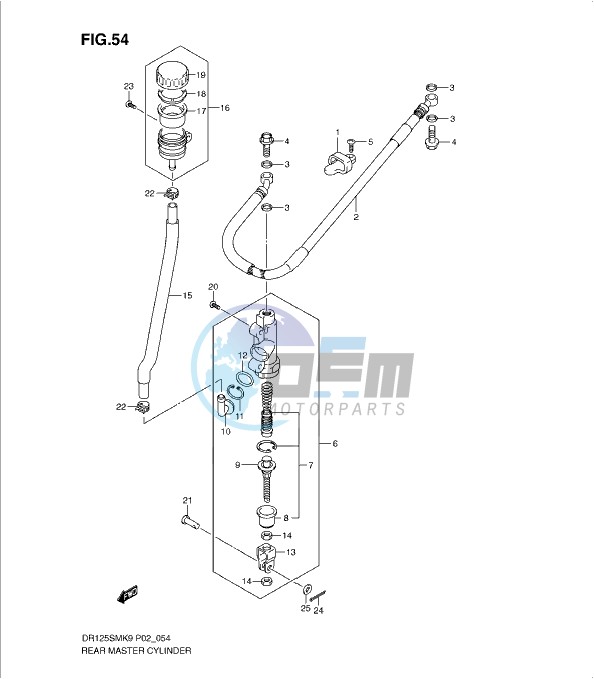 REAR MASTER CYLINDER