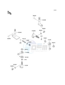 KAF 620 H [MULE 3010 4X4 HARDWOODS GREEN HD] (H6F-H8F) H8F drawing GEAR CHANGE MECHANISM