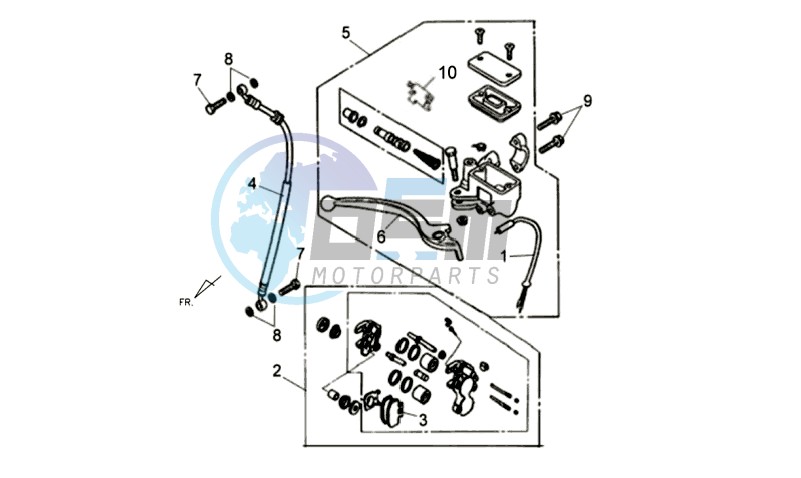 BRAKE LEVER / BRAKE CALIPER / BRAKE LINES