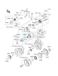 KLX 250 T [KLX250S] (T8F) T9F drawing STARTER MOTOR