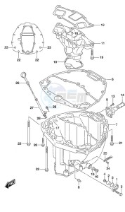 DF 250 drawing Oil Pan