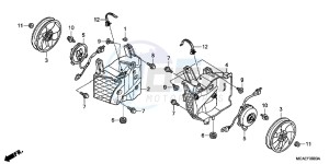 GL1800G GOLDWING 2ED drawing COOLING FAN