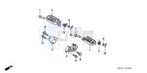 CRF450X9 Europe Direct - (ED) drawing STEP