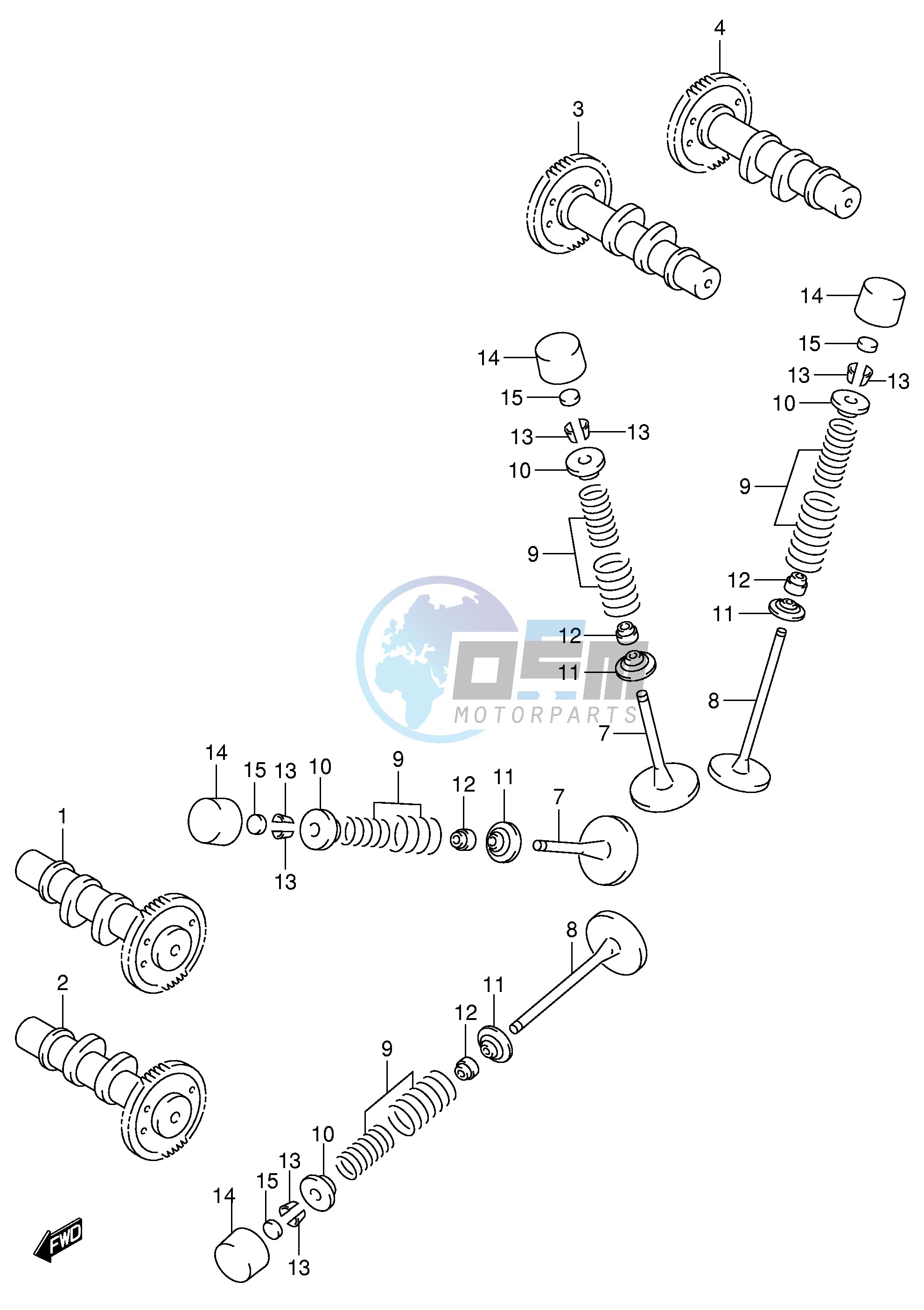 CAM SHAFT   VALVE