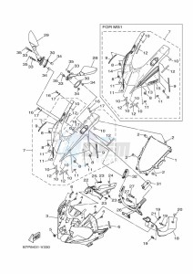 YZF250-A (B6P6) drawing WINDSHIELD