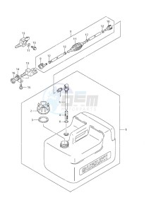 DF 9.9 drawing Fuel Tank