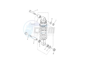 FZ6-SA FAZER 600 (ABS) drawing REAR SHOCK ABSORBER