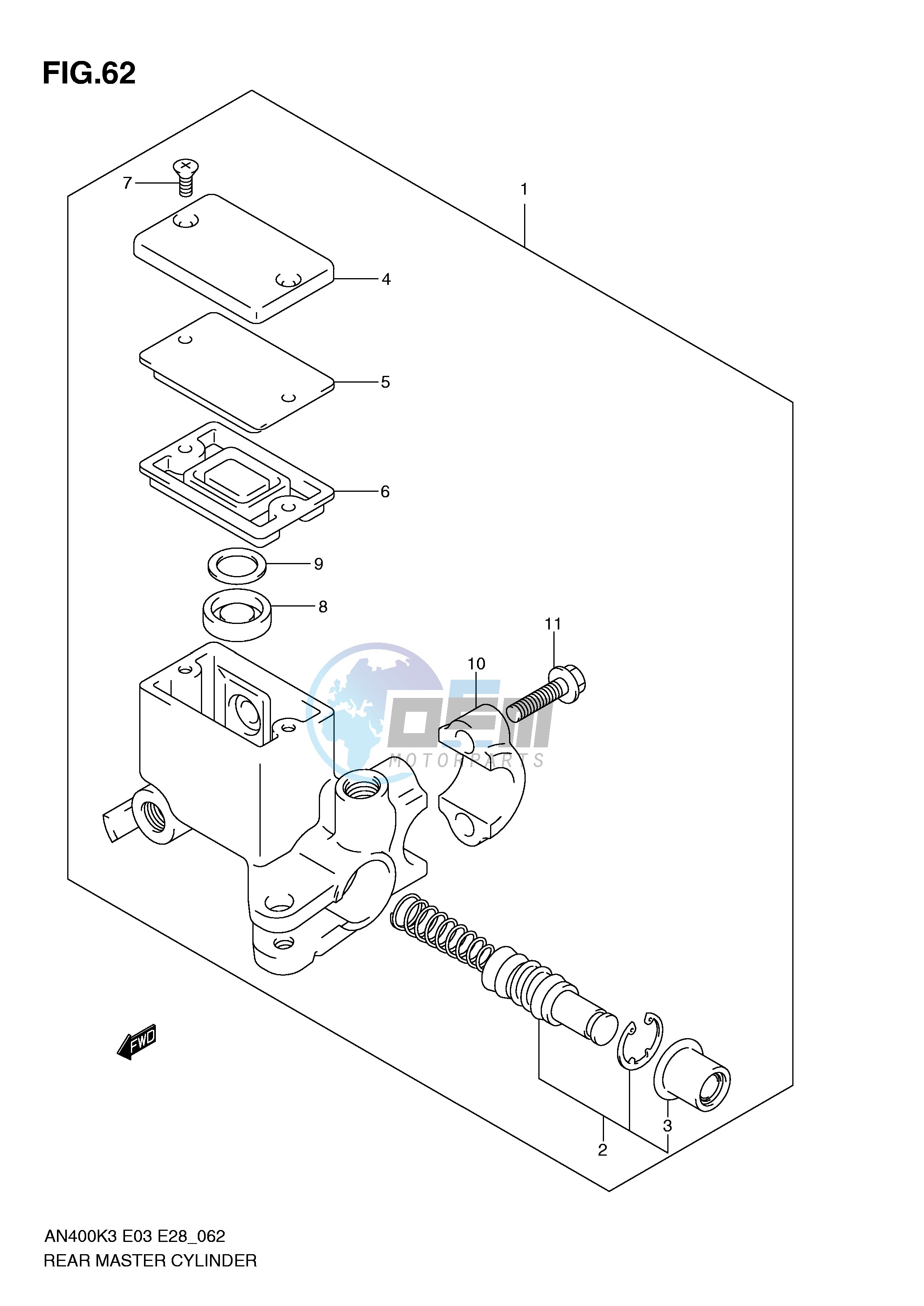 REAR MASTER CYLINDER