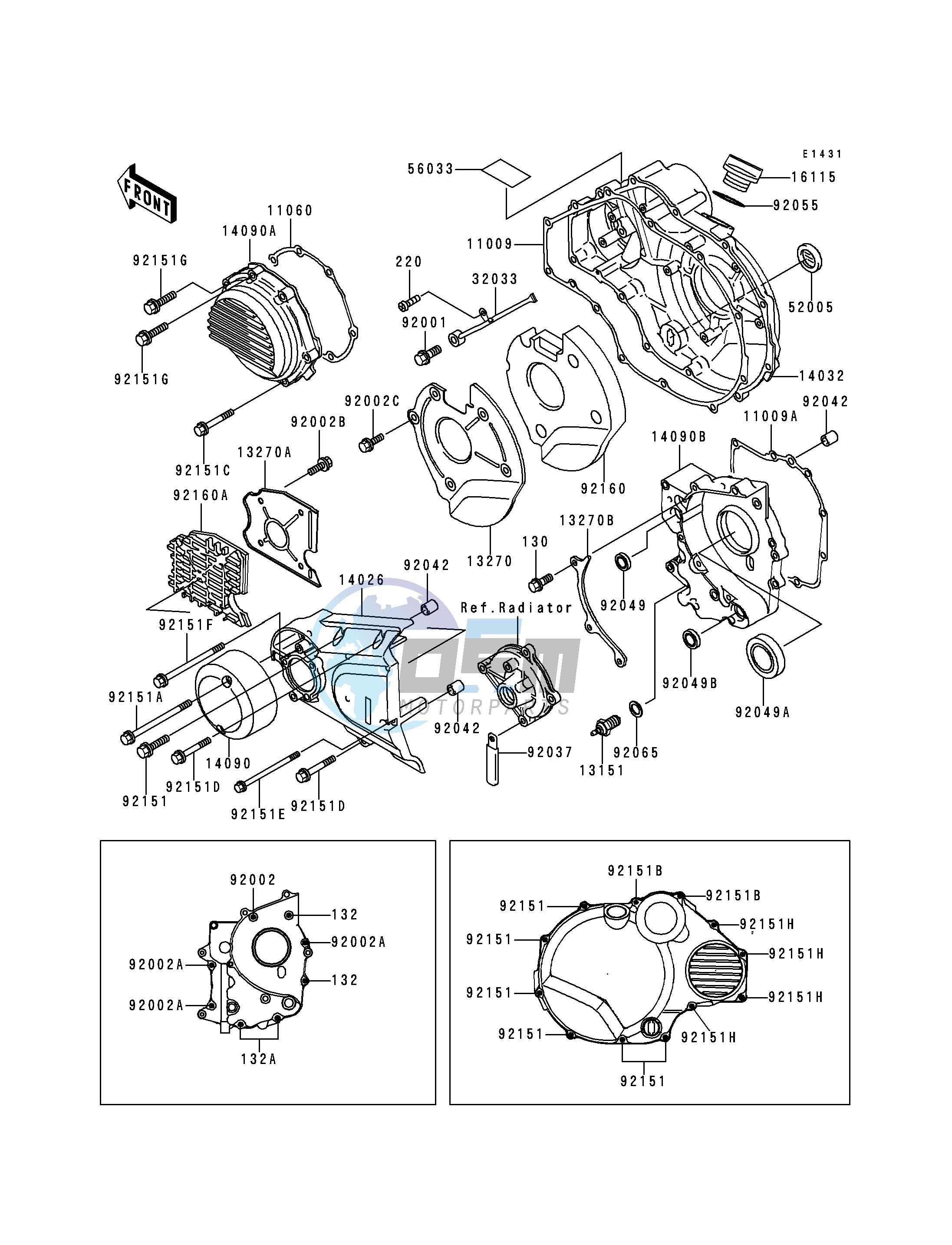 ENGINE COVER-- S- -