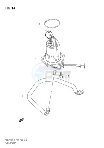 RM-Z250 (E3-E28) drawing FUEL PUMP