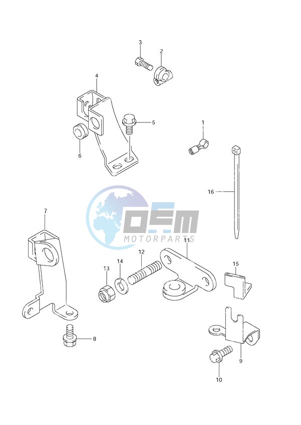 Remocon Cable Holder w/Remote Control