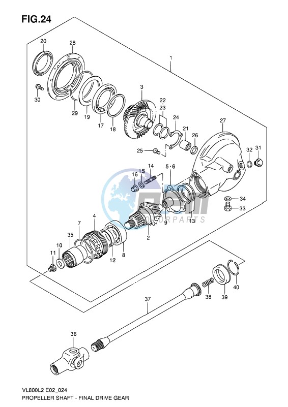 PROPELLER SHAFT_FINAL DRIVE GEAR