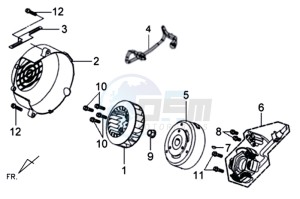 MIO 100 drawing MAGNETO / FLYWHEEL