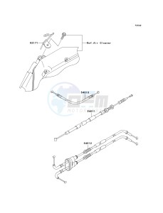 ZX 636 C [NINJA ZX-6R] (C1) C1 drawing CABLES